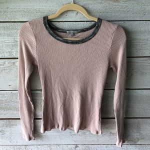 Pink Charlotte Russe long sleeve